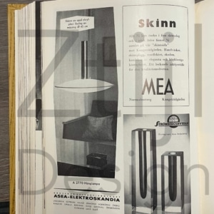Swedish Pendant in Brass and Perspex by Asea, 1960s