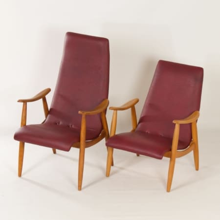 Set of armchairs by Louis van Teeffelen for Webe, 1960s