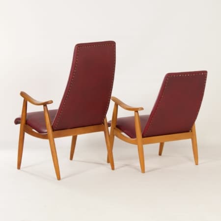 Set of armchairs by Louis van Teeffelen for Webe, 1960s