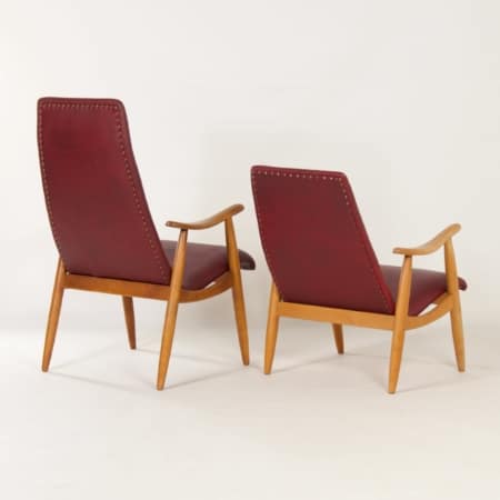 Set of armchairs by Louis van Teeffelen for Webe, 1960s