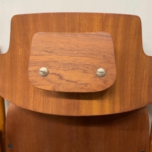 Wooden folding chair SE 18 by Egon Eiermann for Wilde + Spieth, 1960s | Beech + Teak