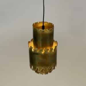 Danish Pendant by Svend Aage Holm Sorensen, 1970s &#8211; Brass