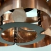 Danish Pendant by Werner Schou for Coronell Elektro, 1970s &#8211; Copper