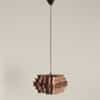 Danish Pendant by Werner Schou for Coronell Elektro, 1970s &#8211; Copper