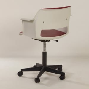 Office chair 2712 by A. Cordemeyer for Gispen, 1970s | Red Upholstery