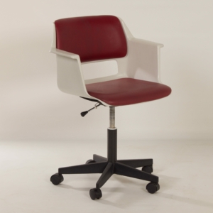 Office chair 2712 by A. Cordemeyer for Gispen, 1970s | Red Upholstery