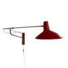 Red Wall lights by BAG Turgi, Switzerland, 1970s