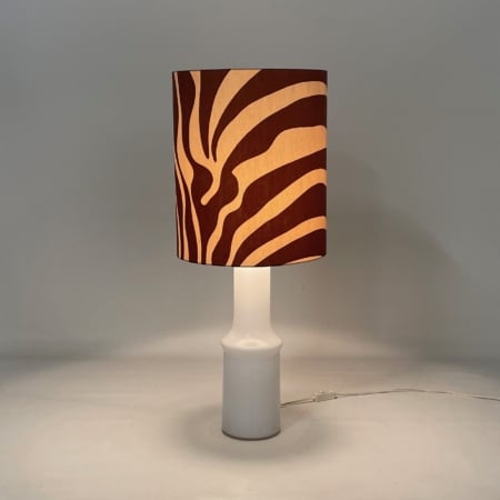 Mid-Century Floor Lamp with Brown Plastic Shades and Tulip Base, 1970s