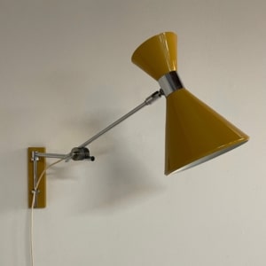 Yellow Diabolo Wall Light by Herda