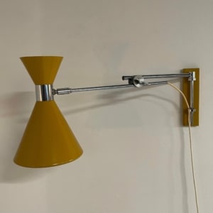 Yellow Diabolo Wall Light by Herda