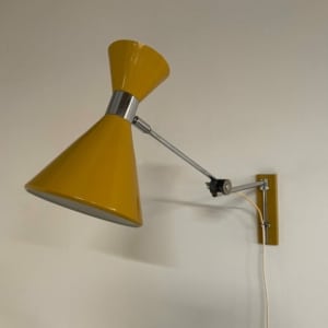 Yellow Diabolo Wall Light by Herda