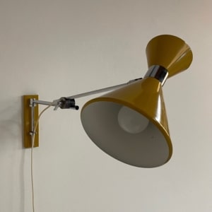 Yellow Diabolo Wall Light by Herda