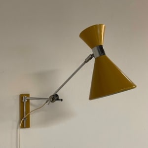 Yellow Diabolo Wall Light by Herda