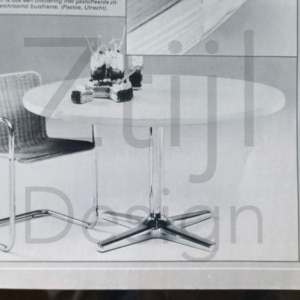 Large Round Dining Table by Pastoe, 1970s | 150 cm