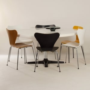 Large Round Dining Table by Pastoe, 1970s | 150 cm