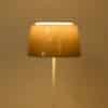 Mid-Century Floor Lamp with Brown Plastic Shades and Tulip Base, 1970s