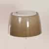 Mid-Century Floor Lamp with Brown Plastic Shades and Tulip Base, 1970s