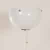 Mid-Century Floor Lamp with Brown Plastic Shades and Tulip Base, 1970s