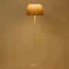 Mid-Century Floor Lamp with Brown Plastic Shades and Tulip Base, 1970s