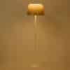 Mid-Century Floor Lamp with Brown Plastic Shades and Tulip Base, 1970s