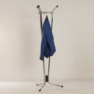 Standing Bauhaus Coat Rack in Chromed Metal by Tubax, 1960s