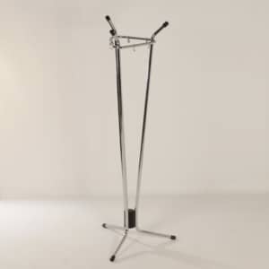 Standing Bauhaus Coat Rack in Chromed Metal by Tubax, 1960s