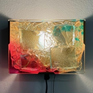 Glass Mosaic Wall Lamp by Cosack Leuchten, 1970s