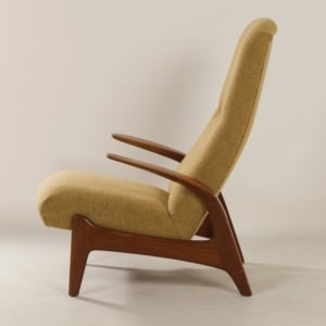Armchair &#8220;Rock &#8216;n Rest&#8221; by Rastad &#038; Relling for Gimson &#038; Slater, &#8217;60s &#8211; Reupholstered