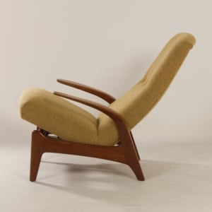Armchair &#8220;Rock &#8216;n Rest&#8221; by Rastad &#038; Relling for Gimson &#038; Slater, &#8217;60s &#8211; Reupholstered