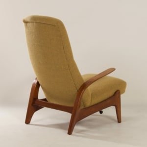 Armchair &#8220;Rock &#8216;n Rest&#8221; by Rastad &#038; Relling for Gimson &#038; Slater, &#8217;60s &#8211; Reupholstered