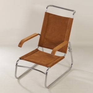 Bauhaus Armchair by Veha, The Hague, 1930s | ReUpholstered