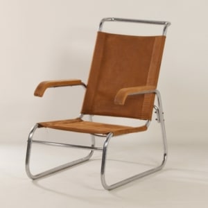 Bauhaus Armchair by Veha, The Hague, 1930s | ReUpholstered