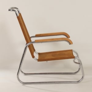 Bauhaus Armchair by Veha, The Hague, 1930s | ReUpholstered