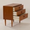 Vintage Danish Chest of Drawers with Three Drawers in Teak,1960s