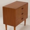 Vintage Danish Chest of Drawers with Three Drawers in Teak,1960s