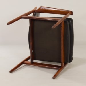 Danish Armchair 431 by Arne Vodder for Sibast, 1960s &#8211; Black Leather