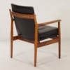 Danish Armchair 431 by Arne Vodder for Sibast, 1960s &#8211; Black Leather