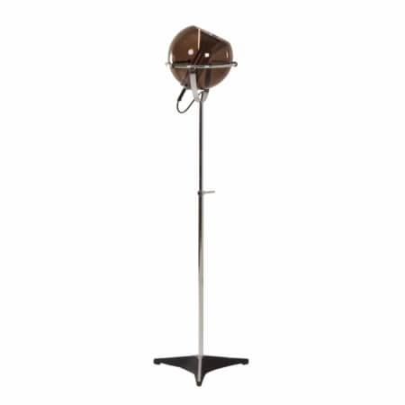RESERVED - Globe Floor Lamp by Frank Ligtelijn for RAAK, 1960's | with Smoked Glass