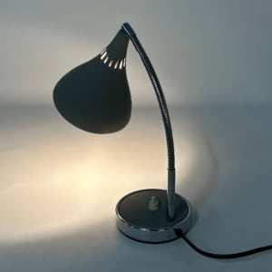 Grey Desk Lamp Made in Italy, Florence, 1960s