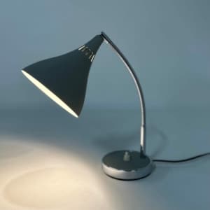 Grey Desk Lamp Made in Italy, Florence, 1960s