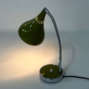 Green Desk Light Made in Italy, Florence, 1960s