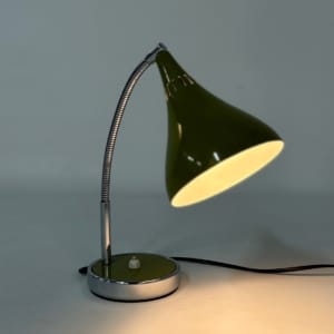 Green Desk Light Made in Italy, Florence, 1960s