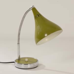 Green Desk Light Made in Italy, Florence, 1960s