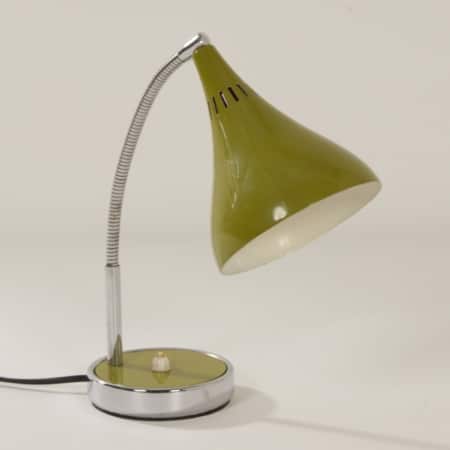 Green Desk Light Made in Italy, Florence, 1960s