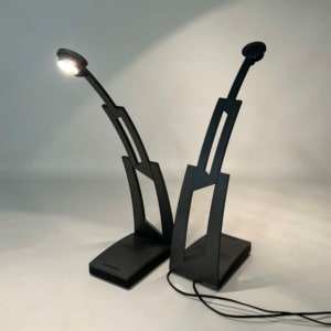 Pair of JAZZ Lamps by F. A. Porsche for Italiana Luce, 1980s