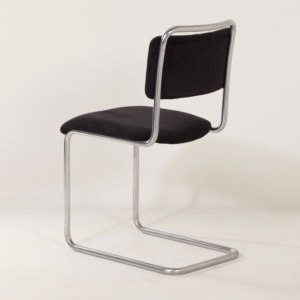 Original 101 Gispen Tube Chair, 1950s &#8211; Reupholstered