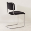 Original 101 Gispen Tube Chair, 1950s &#8211; Reupholstered