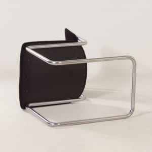 Original 101 Gispen Tube Chair, 1950s &#8211; Reupholstered