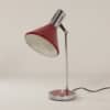 Red Desk Lamp Made in Italy, Florence, 1960s
