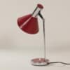 Red Desk Lamp Made in Italy, Florence, 1960s